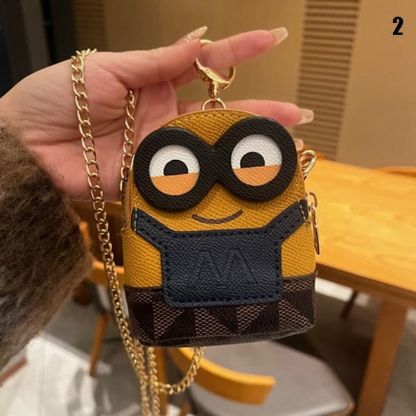 Mini myntväska Makeup Clutch Key Hänge
