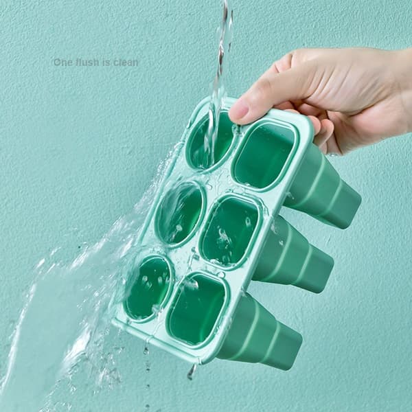Fold Ice Grid Silikonform HVIT White