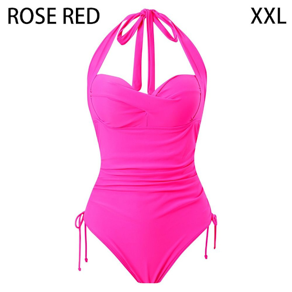 Uimapuku Yksiosainen uimapuku ROSE RED XXL rose red XXL