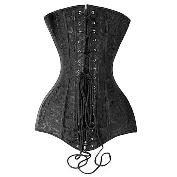 Underbust Corset Corselete Lingeri BLACK M black M