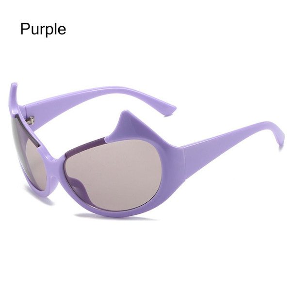Devil Solglasögon Y2k Solglasögon LILA Purple