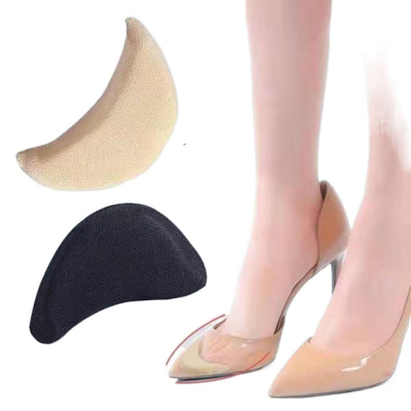 Sponge Justerbar Shoe Filler Högklackat Tåplugg BEIGE Beige