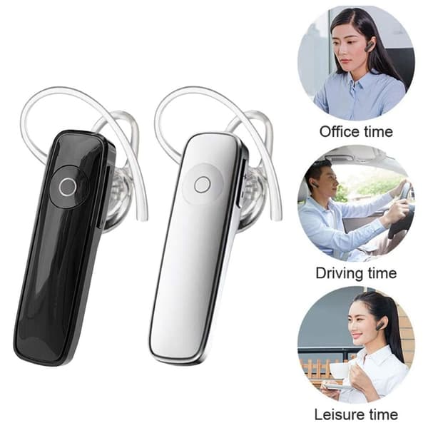 3 stk. Bluetooth Headset In-Ear Ørepropper SORT Black