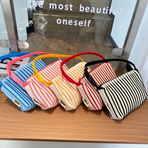 Kudottu laukku Crossbody Laukku PUNAINEN red