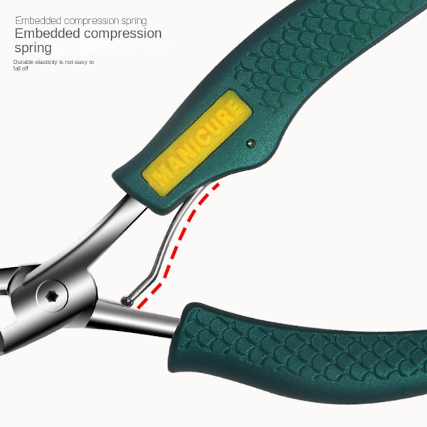 Jalat Toenail Clippers Toe Nail Clippers VAALEENVIHREÄ Light Green