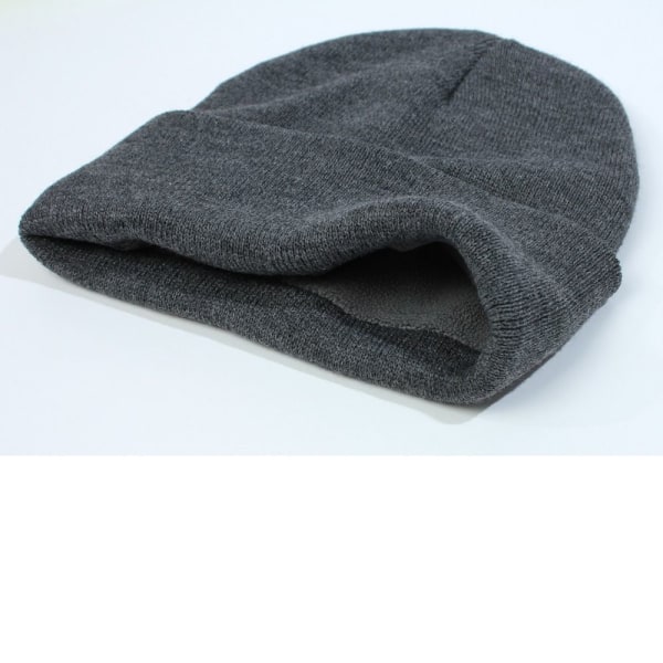 Beanie Hat Cuffed Beanie SORT GRÅ SORT GRÅ Black Gray