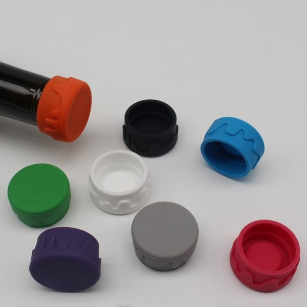 Vinflaskpropp Cap LILA 4ST 4ST Purple 4Pcs-4Pcs