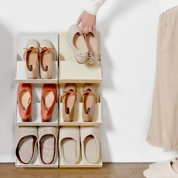 Organizer Skoställ BEIGE Beige