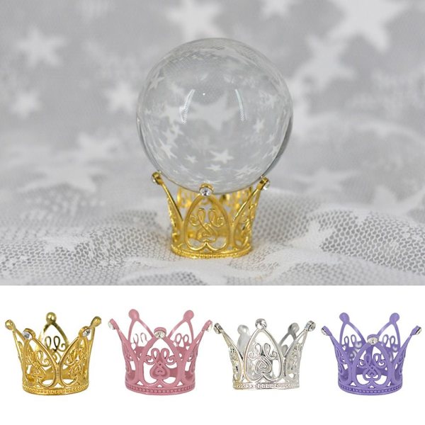 Crystal Ball Base lasipalloteline KULTA Gold