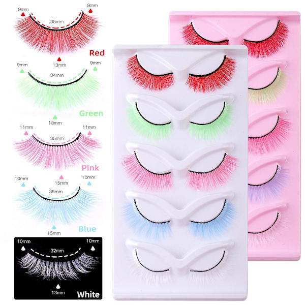 Värilliset ripset tekoripset värillä COLORMIX5-9 COLORMIX5-9 ColorMix5-9