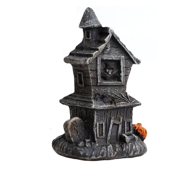 Halloween Haunted House Resin House B B B