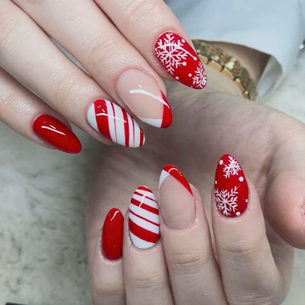 Almond Fake Nails Tekokynnet A2-02-02 A2-02-02 A2-02-02