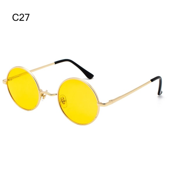 Små runde solbriller Hippie Circle Solbriller C27 C27 C27