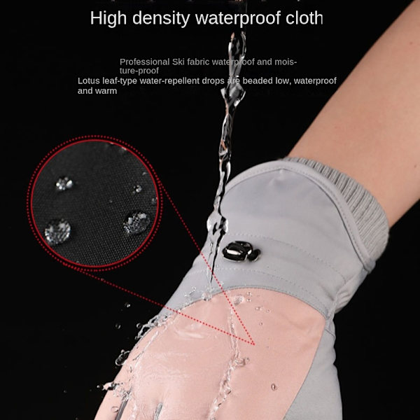 Ratsastushanskat Ski Gloves GREY Gray