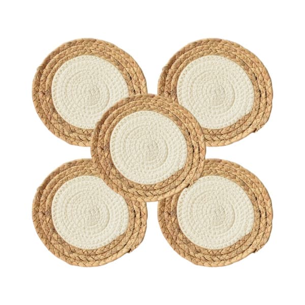 5 stk. bomulds- og græsbrikker 5pcs