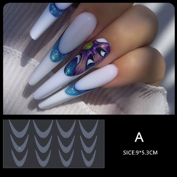 French Forma Dual Sticker Nail Form F F F