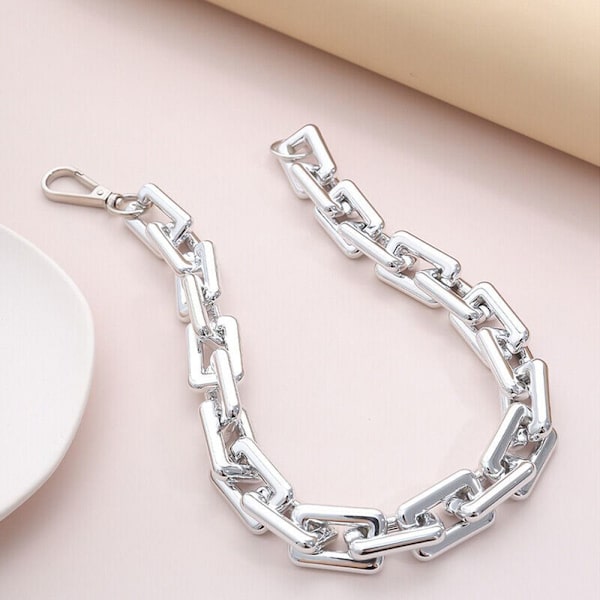 CCB lyhyt kaulakoru Choker Chain SILVER Silver