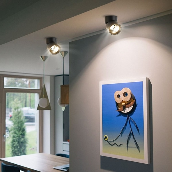 Spot LED Spots Lampe SORT 10W KALDT LYS 10W KALDT LYS black 10W Cold Light-10W Cold Light