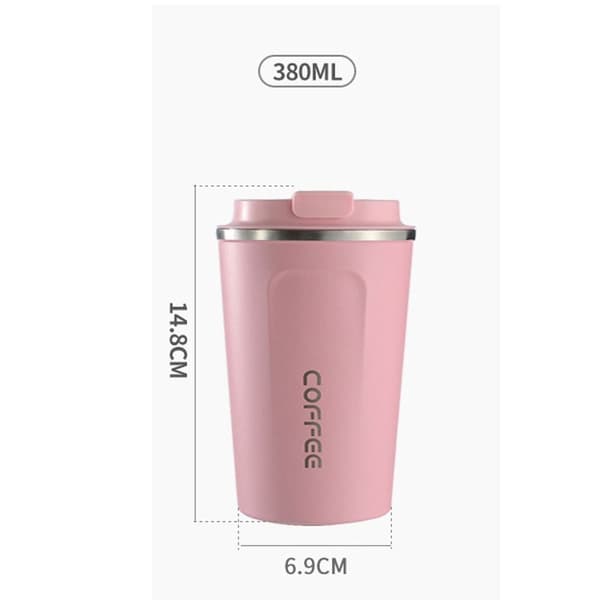 Kaffemugg Isolerad kopp VIT White