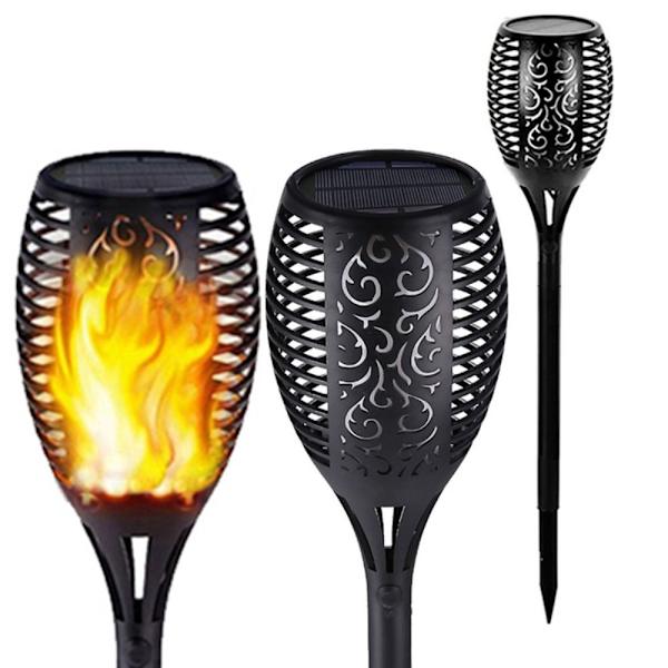 Solar Lampe Flamme Lys ORANSJE orange
