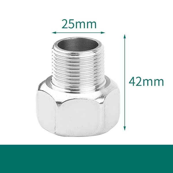 2 STK forlængerrør Ledningsslangeadaptere Kompressionsfitting 2PCS