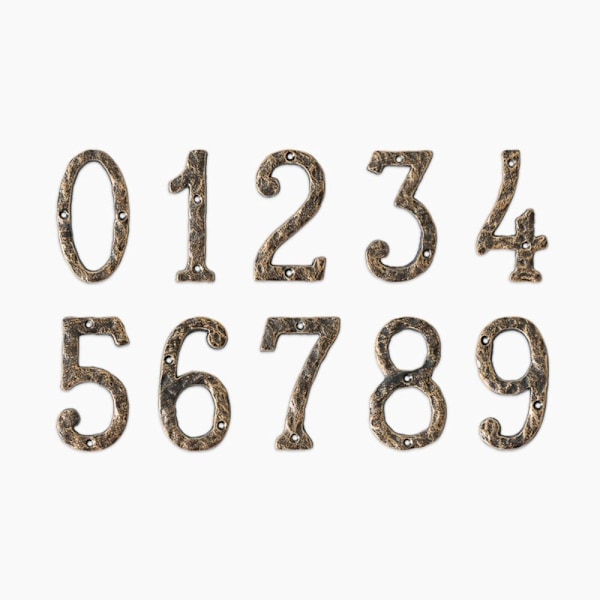 Numero-ovikilven osoitenumerot 0-9 1 1 1