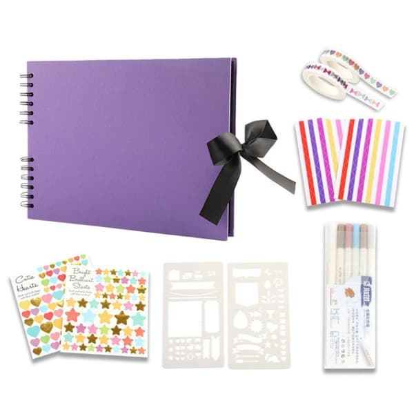Scrapbooking-valokuvakirja HARMAA Grey