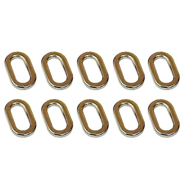 50stk Fiskelokkekobling Fiske Solid Ring XS XS