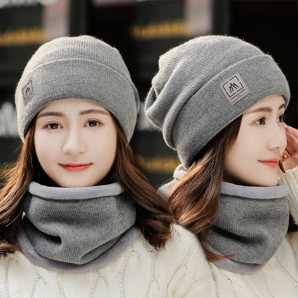 Mössmössa Scarf Hals Cap GRÅ Grey