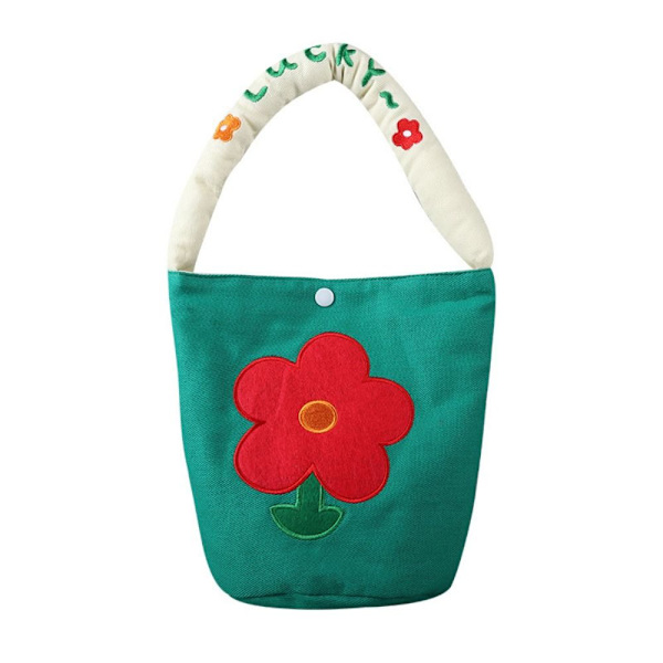 Olkalaukku Lasten laukku GREEN FLOWER FLOWER Green Flower-Flower