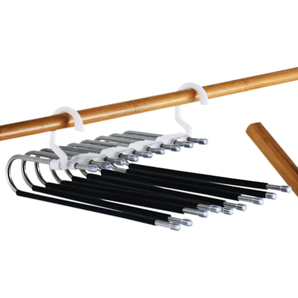 Pant Hanger Magic Trouser Hangers SORT 2 2 Black 2-2
