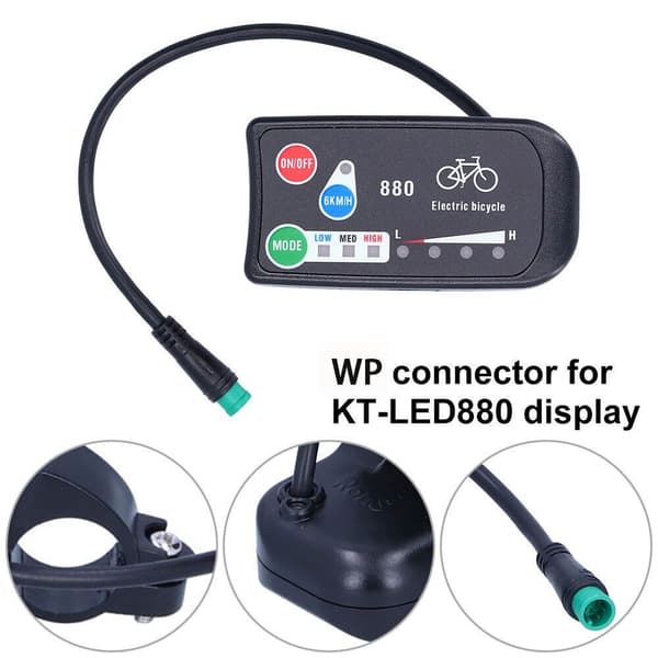 E-sykkel kontrollpanel LED-skjerm MTB Speedometer