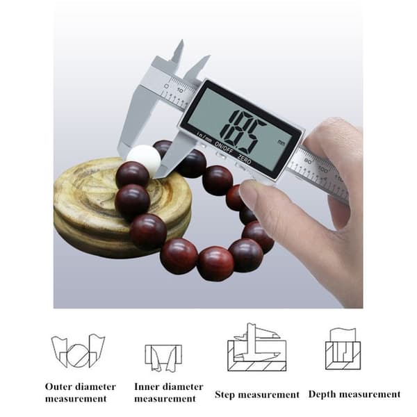 Digital Bromsok Vernier Bromsok Mikrometer Bromsok