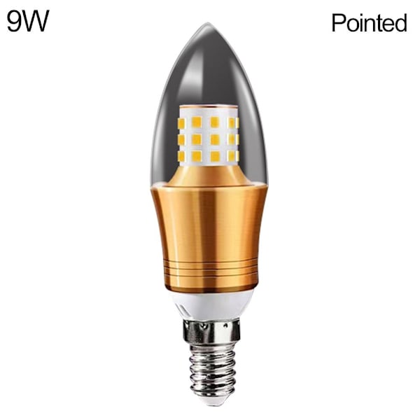 LED lyspære e14 E27 9WPOINTED SPIS 9WPointed