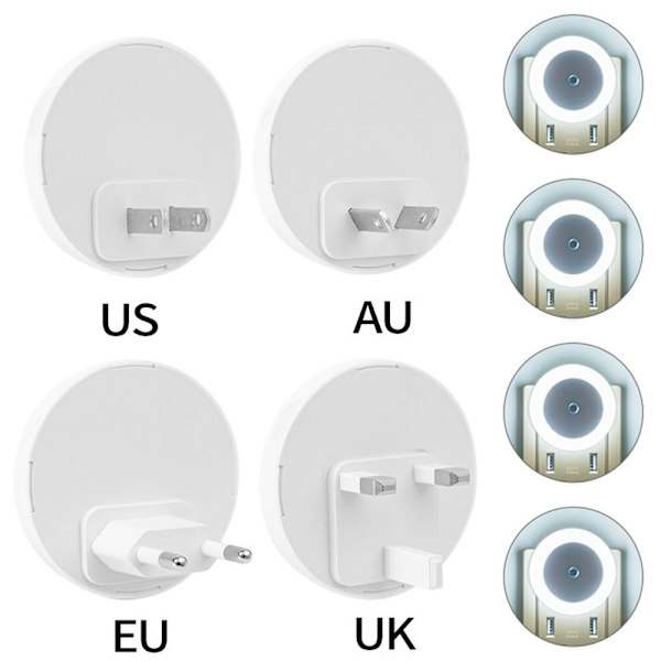 Natlys Lysstyret induktionslys HVID LYS EU EU white light EU-EU