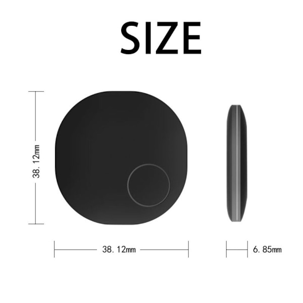 Smart Bluetooth Tracker Location Tracker HVID white
