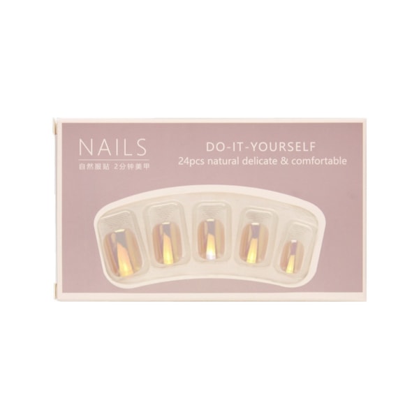 Franska Fake Nails False Nail Press på naglar BY1131