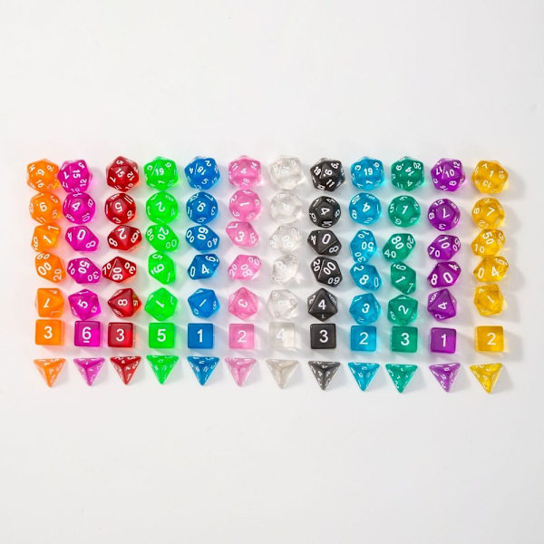 Dice Sets Spel Dice RED red