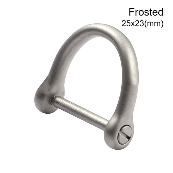 Spænder Hestesko Spænder 25X23MMFROSTET FROSTET 25x23mmFrosted