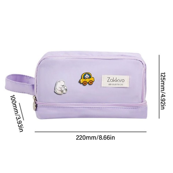 Pentaske Blyantæske LYS LILLA Light Purple