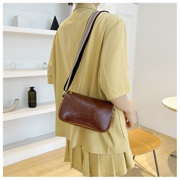Tote Håndtaske Skuldertaske BRUN brown