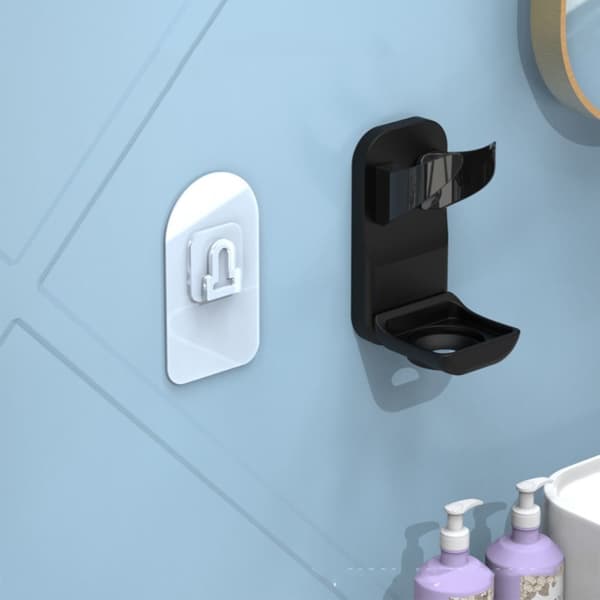 2kpl partakoneen pidike parranajokoneen organizer MUSTA BB black B-B