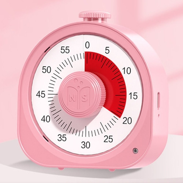 Visual Timer Ajastin Kello PINK Pink