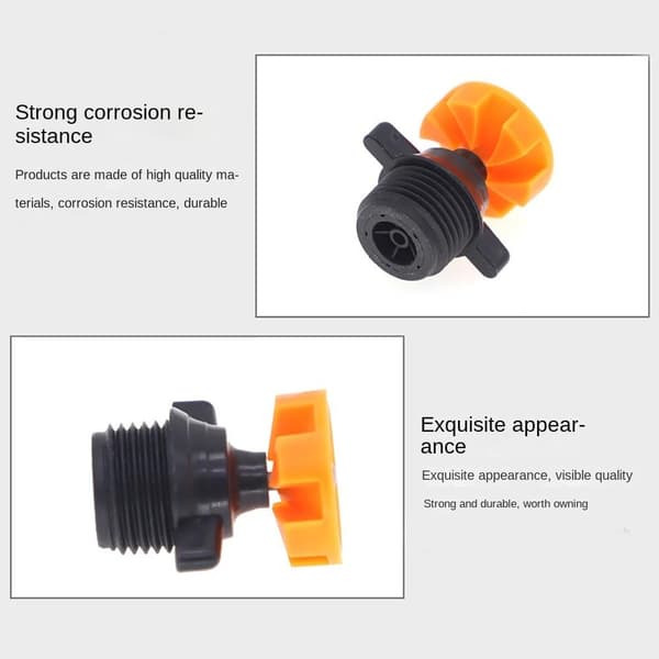 10 STK Rotasjon Sprinkler Vanning System Roterende Vanning 10Pcs