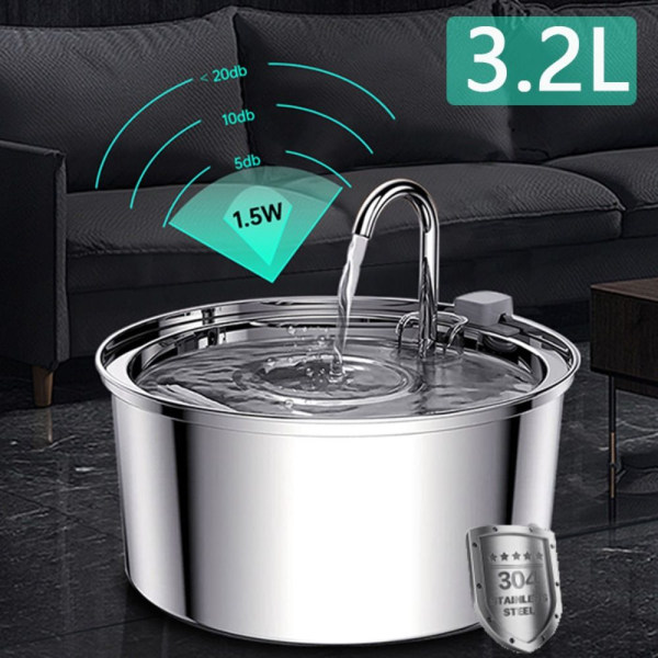 Cat Water Fountain Automatic Drinker EU PLUG EU PLUG EU Plug