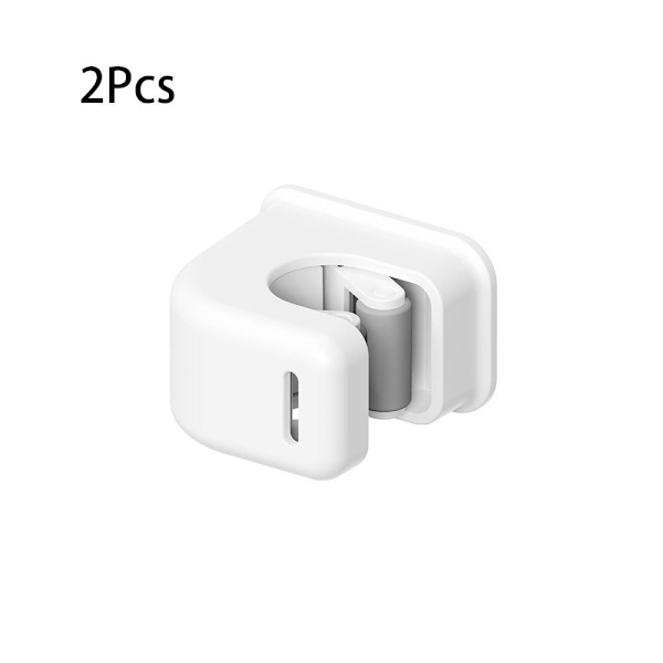 2 st Kvasthållare Väggfäste Kvasthållare Mopphållare White 2 Pcs-2 Pcs