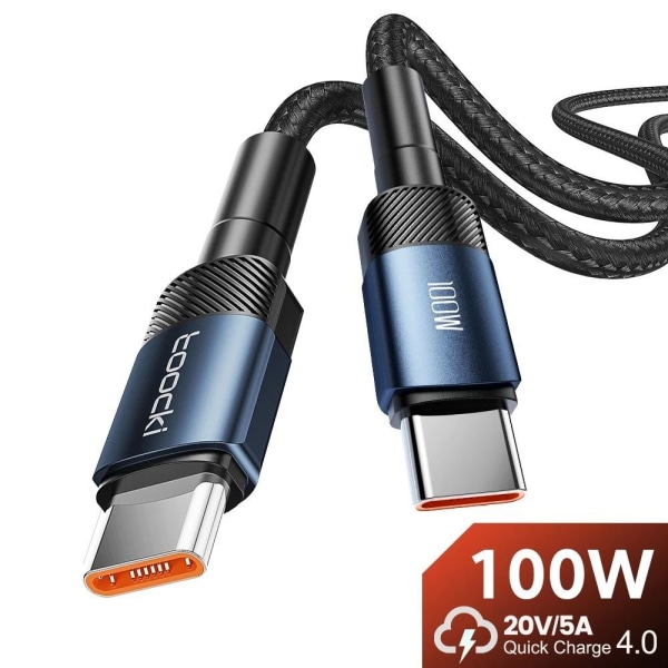 Mobil Datakabel Ladekabel 2M100W BLÅ 100W BLÅ 2m100W Blue