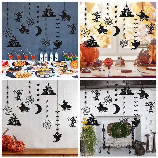 Halloween-riippuva banneri riippuva koriste-oviripustin