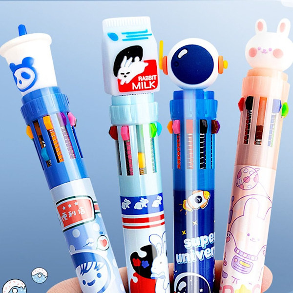 2 STK Kuglepen Neutral Pen 04-8FARVER 04-8FARVER 04-8Colors