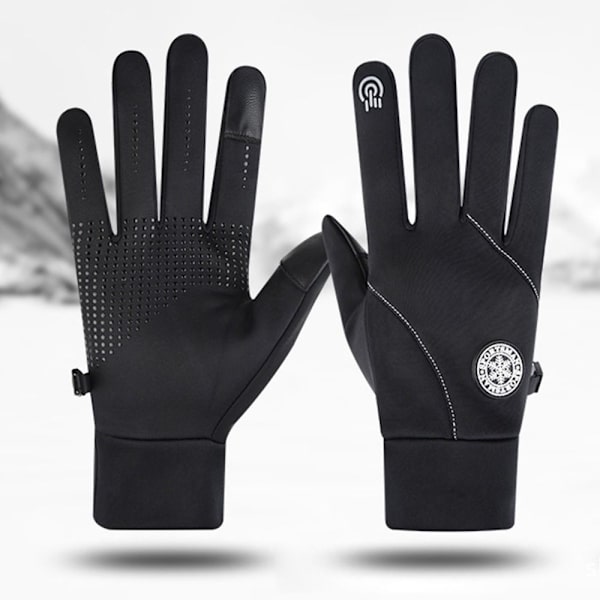 1Pari Full Finger Gloves Pyöräilyhanskat BLACK XLFULL FINGER Black XLFull Finger-Full Finger
